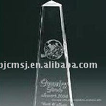 Concessão personalizada do troféu do Obelisk do cristal para presentes da lembrança